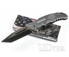 Mtech-1058 fast opening USMC 3CR13 blade folding knife UD405444